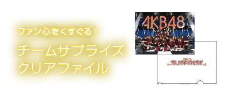 チームサプライズ | ぱちんこAKB48 | KYORAKU - スペシャルグッズ